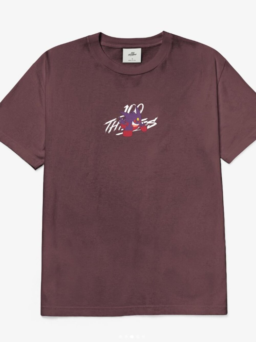 NWOT 100 Thieves x Pokémon Mega Gengar Graphic Tee